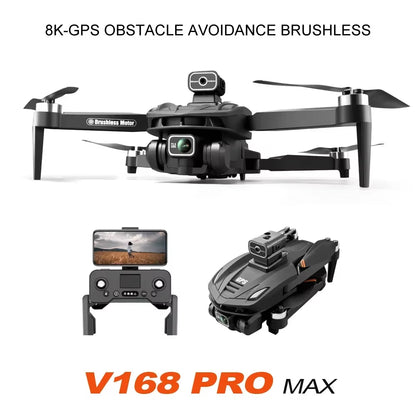 Xiaomi  V168 Drone 8K 5G WIFI GPS Professional HD Aerial Photography Dualcamera Omnidirectional Obstacle Avoidance Original